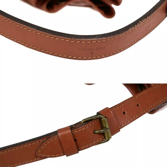 LOUIS VUITTON Petit Noe Drawstring Shoulder Bag Epi Leather Brown - Picture 13 of 16